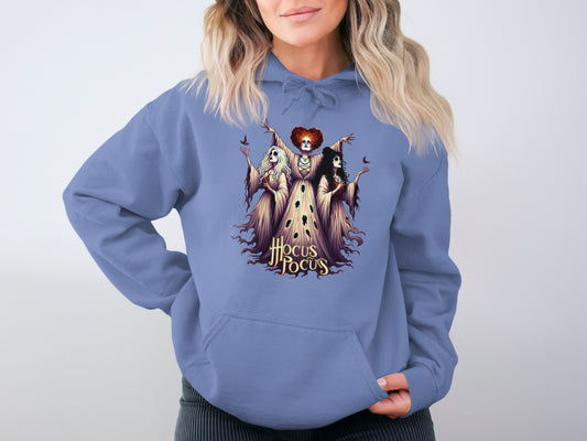 Vintage Style Hocus Pocus Graphic Design Hoodie product