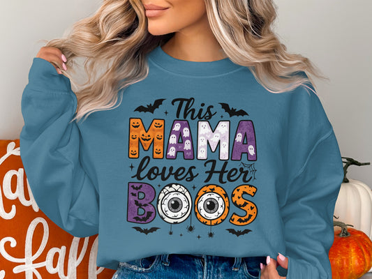 This Mama Loves Her Boos Halloween themed product