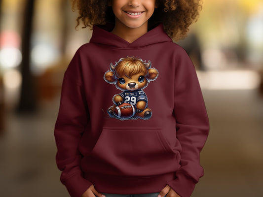 Adorable Sports-Theme Hoodie With Cartoon Animal product