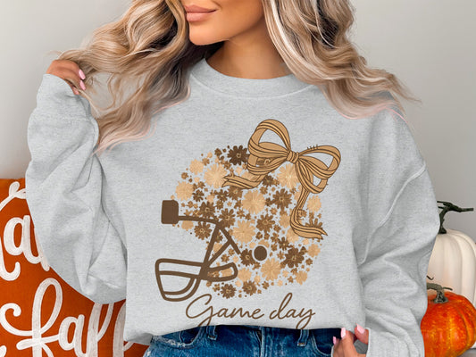 Game Day Graphic Printed Cozy Sweatshirt Product
