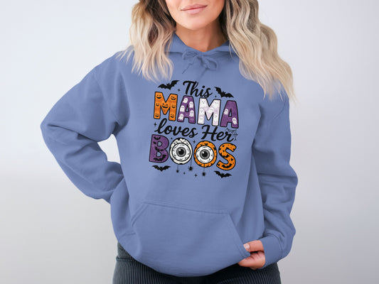 This Mama Loves Her Boos Halloween Hoodie product type