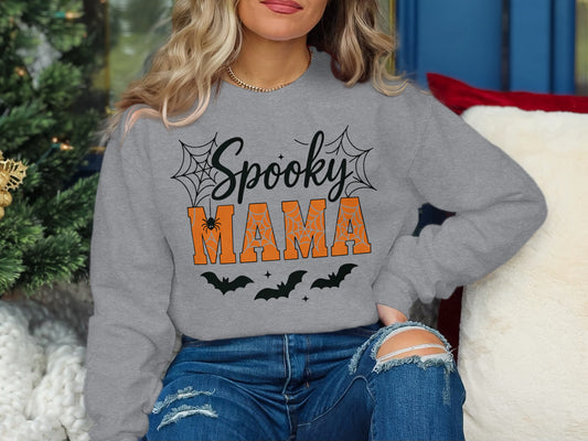 Spooky Mama Halloween Theme Sweatshirt product