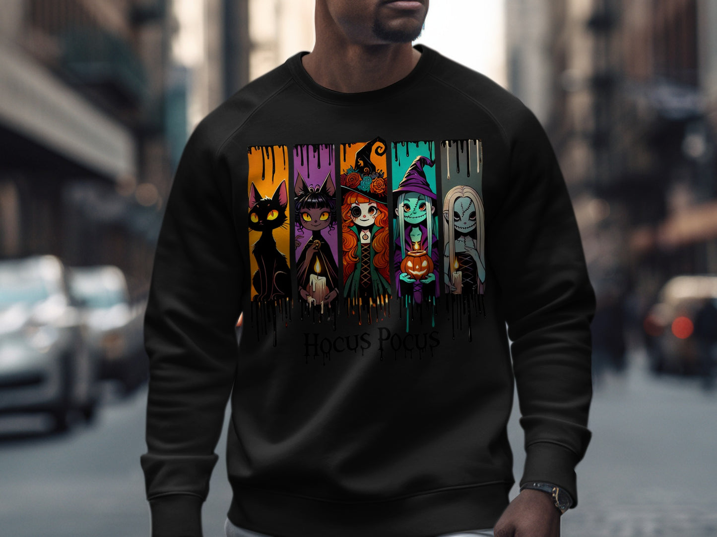 Artistic Dripping Hocus Pocus Graphic Sweatshirt product