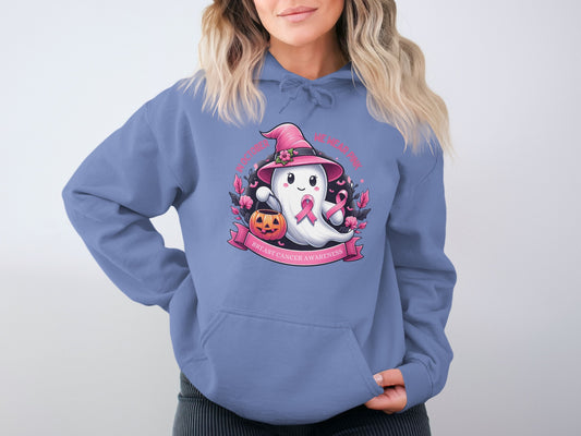 Support Breast Cancer Awareness Ghost Hoodie product type