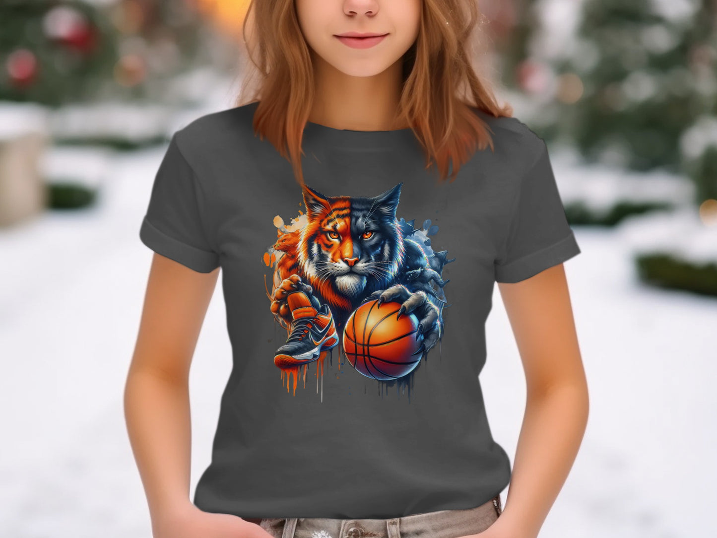 Fierce Dual Animal Basketball Graphic Tee product