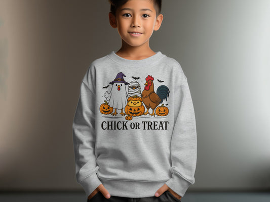 Cute Halloween Chick or Treat Sweatshirt product type