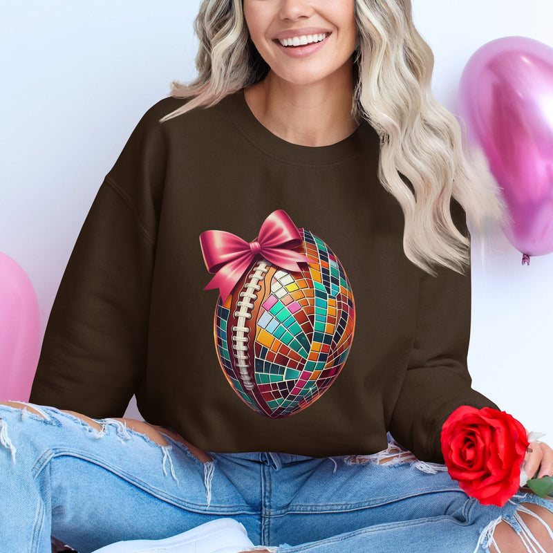 Bow Football Gameday Sweatshirt | Cozy Fall Outfit