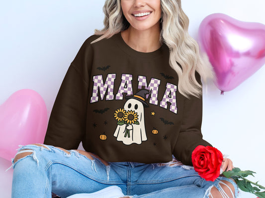 Ghost Mama Oversized Halloween Sweatshirt product