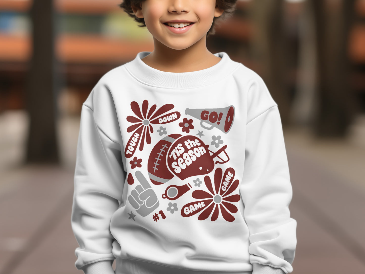 It's the Season Touchdown Go Game Graphic Sweatshirt product