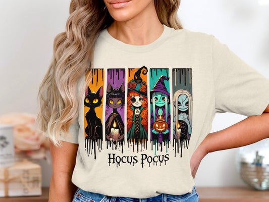 Hocus Pocus Halloween Cartoon Characters Shirt product