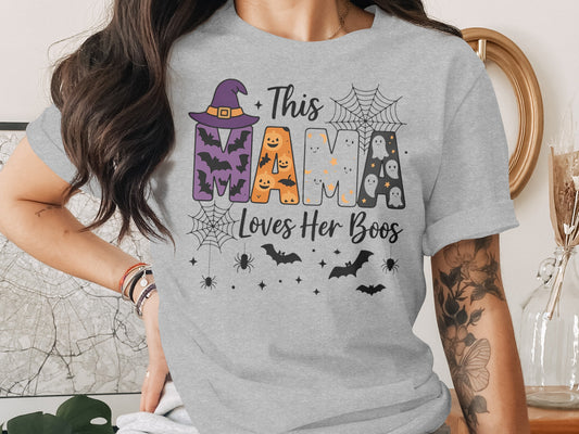 This Mama Loves Her Boos Halloween Shirt product type