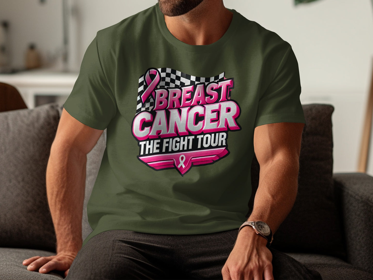 Breast Cancer The Fight Tour Graphic T-shirt product type