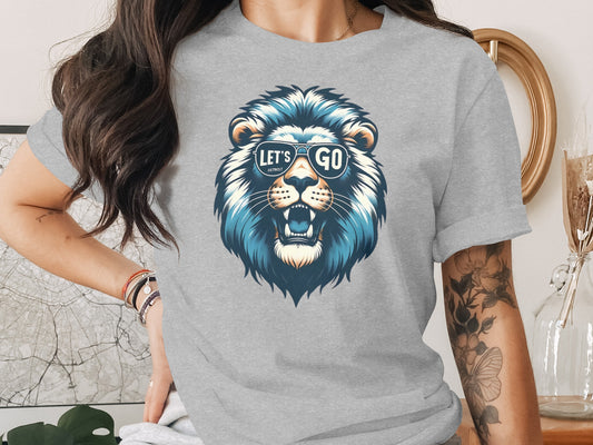 Fearless Roaring Lion Let's Go Graphic T-shirt product