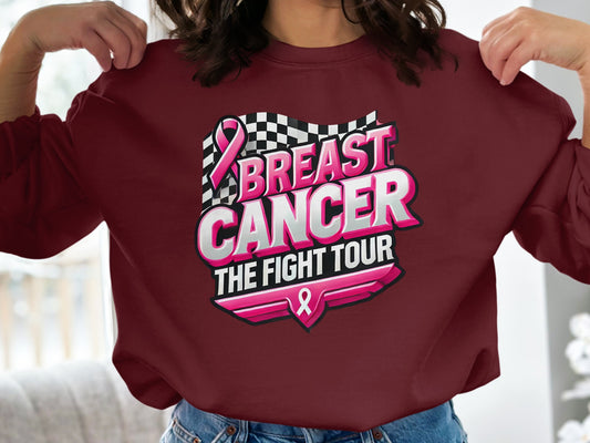 Breast Cancer The Fight Tour Sweatshirt product