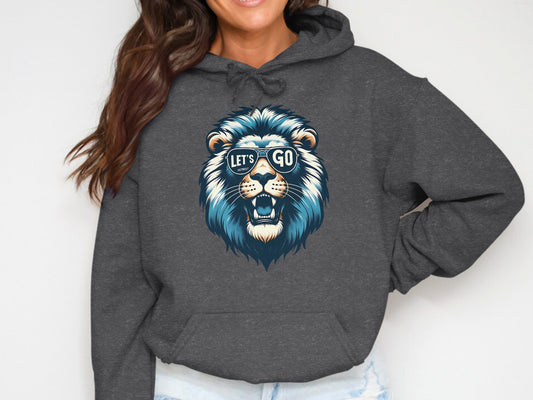 Let's Go Roaring Lion Hooded Sweatshirt product type