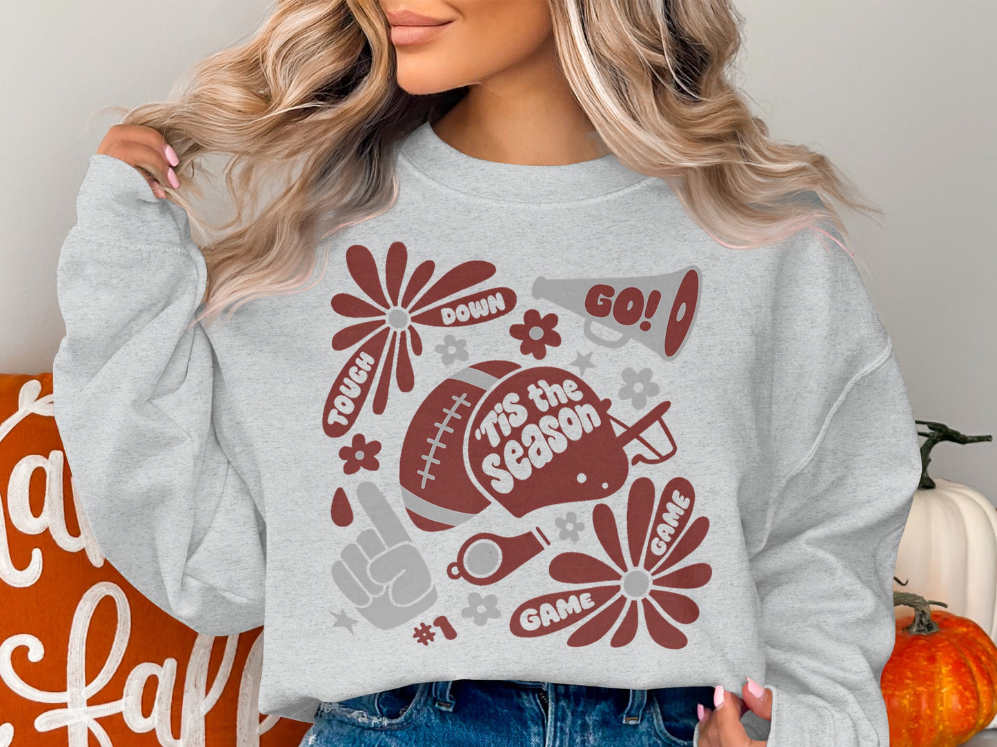 Tis the Season Game Day Graphic Sweatshirt product