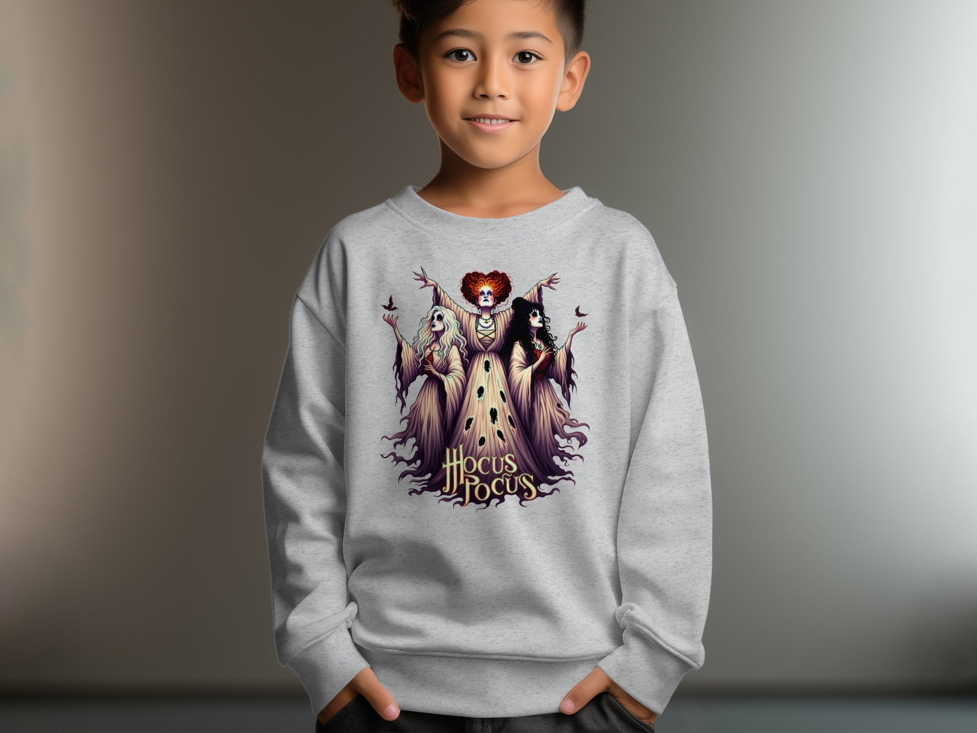 Hocus Pocus Themed Kids Halloween Sweatshirt product