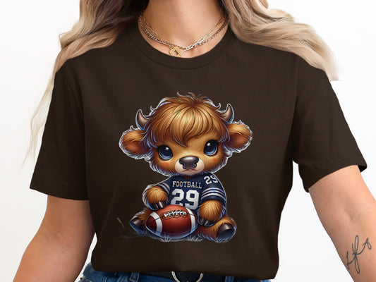 Cute Buffalo Football Player Graphic T-shirt product type