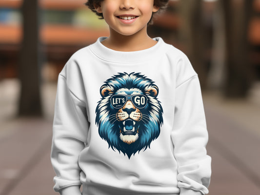 Lets Go Roaring Lion Kids Sweatshirt product