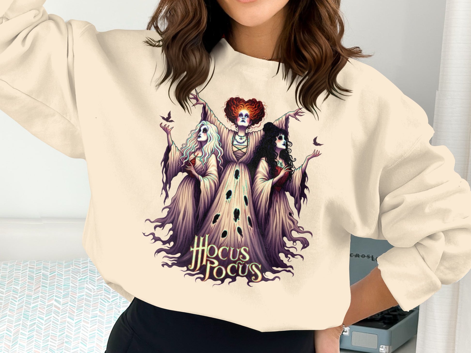 Hocus Pocus Witches Print Casual Wear Sweatshirt product