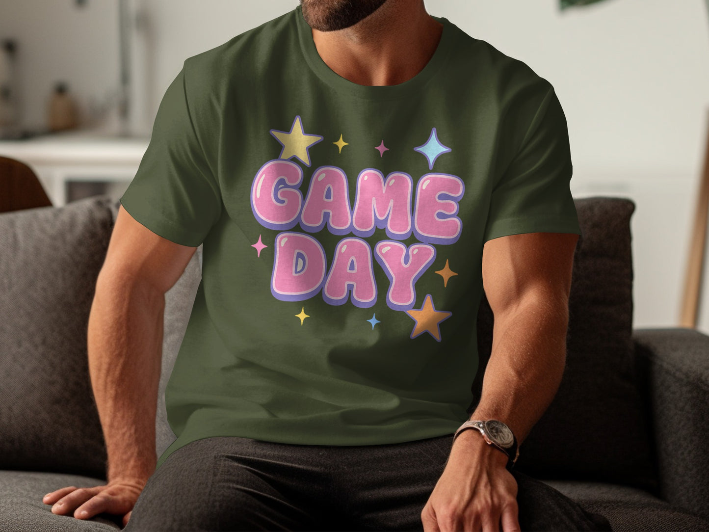 Fun Game Day Graphic Design T-Shirt product type