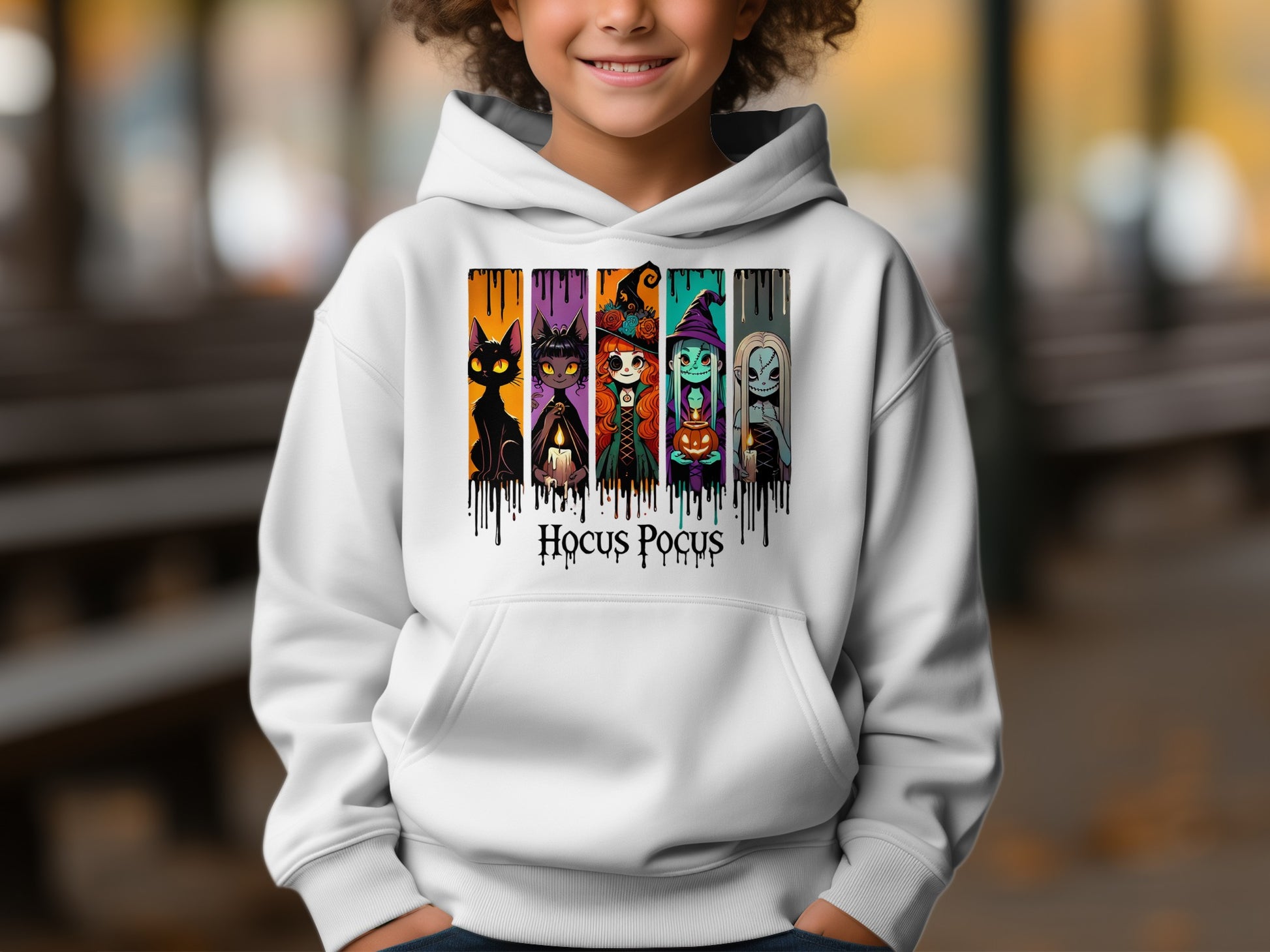 Halloween Hocus Pocus Hoodie Colorful Graphic product