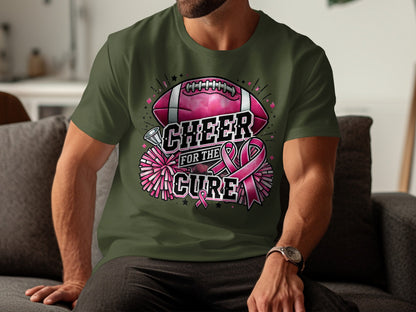 Cheer for the Cure Football Awareness T-Shirt product