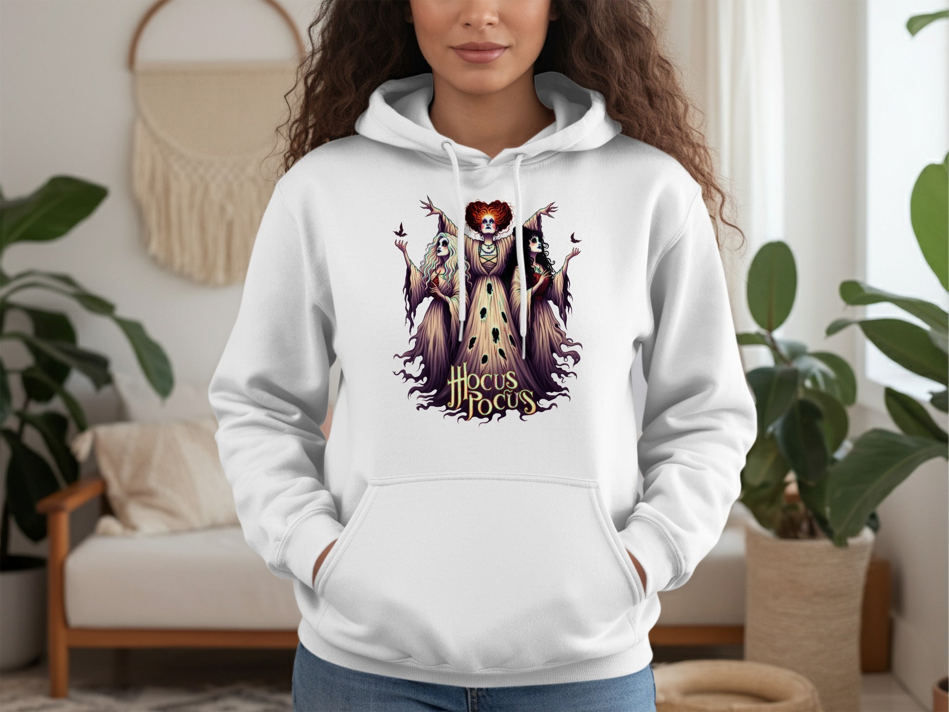 Hocus Pocus Hoodie with Spooky Character Design product