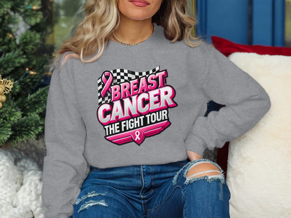 Breast Cancer The Fight Tour Graphic Sweatshirt product