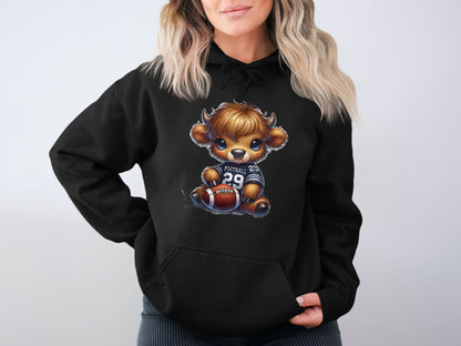 Cute Football Fawn in Jersey Hoodie product