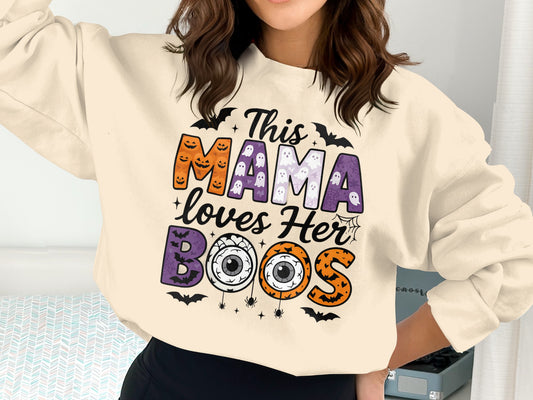 This Mama Loves Her Boos Funny Sweatshirt product