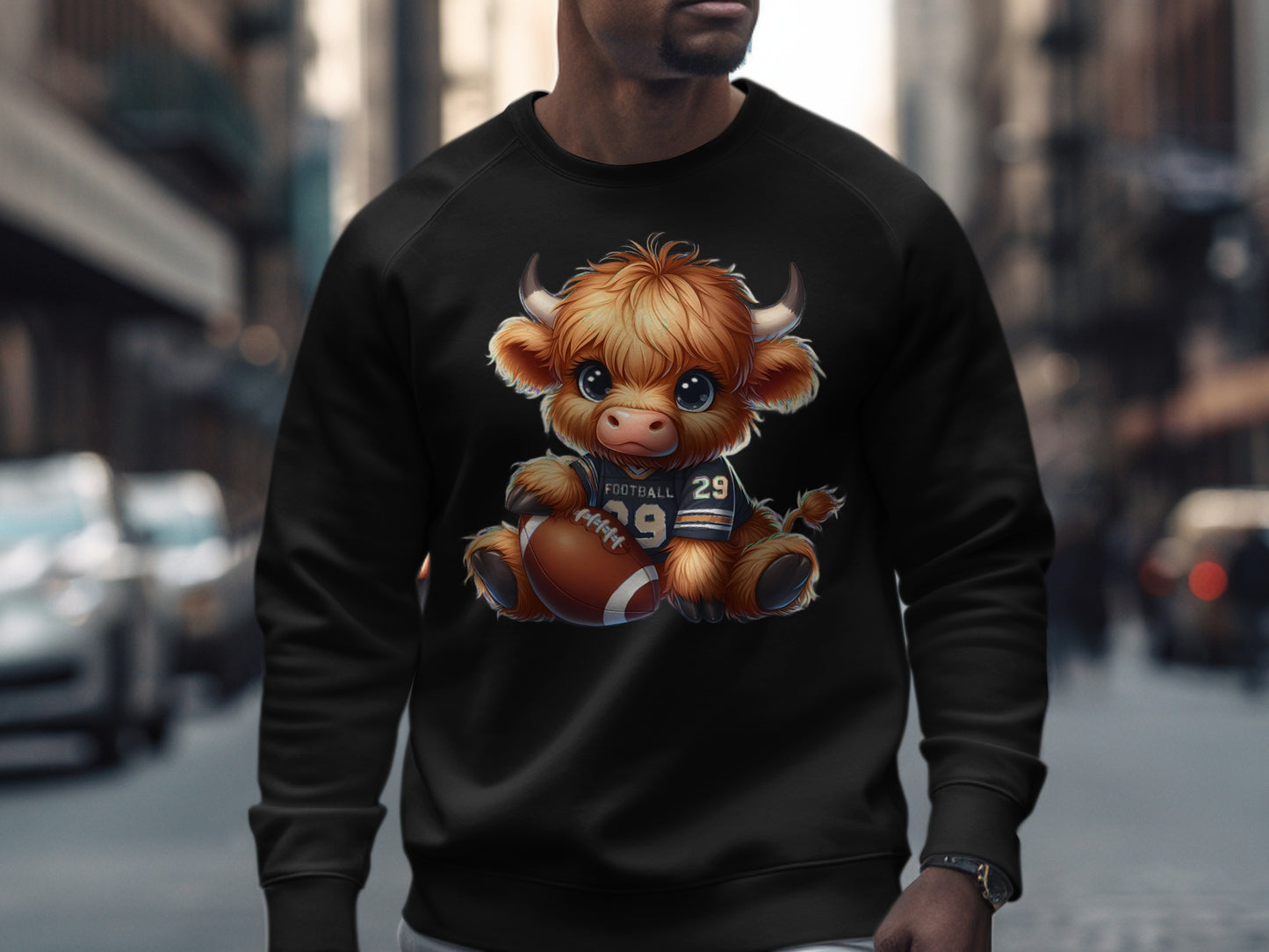 Football Baby Buffalo Black Sweatshirt product