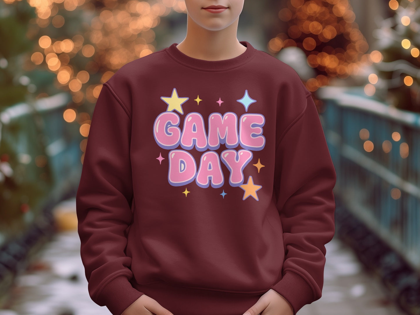 Game Day Stars Sweatshirt | Cozy Gameday Outfit