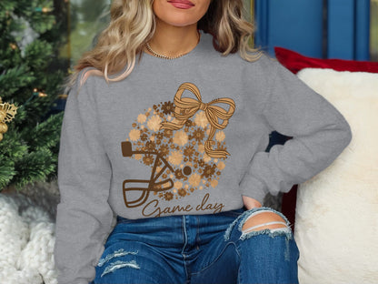 Game Day Decorative Festive Bow Sweater product
