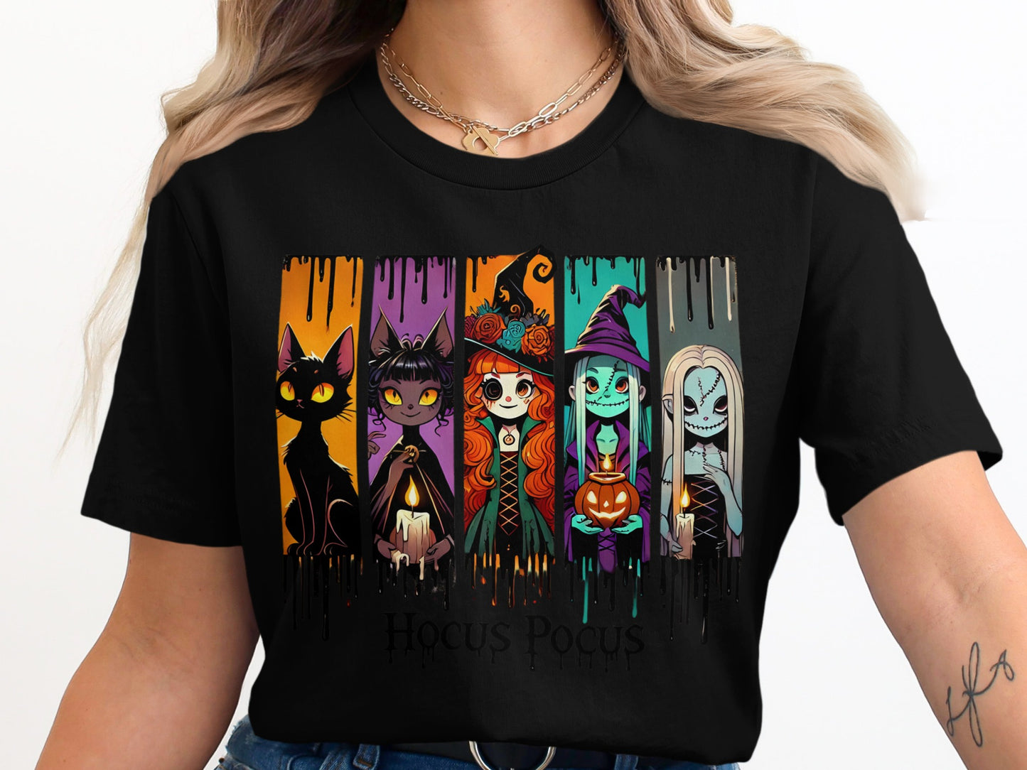 Focus Pocus Halloween Cartoon Characters T-Shirt product