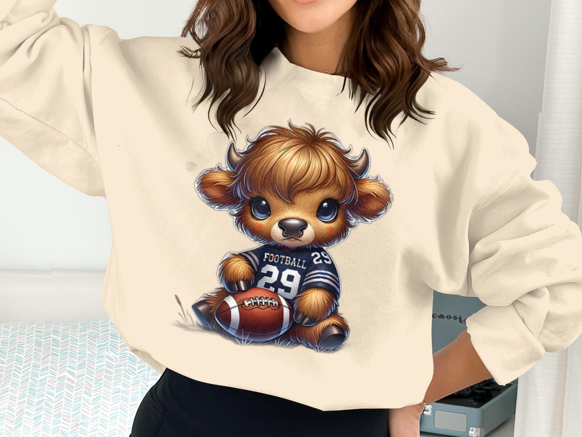 Adorable Football Bear 29 Cartoon Sweatshirt product