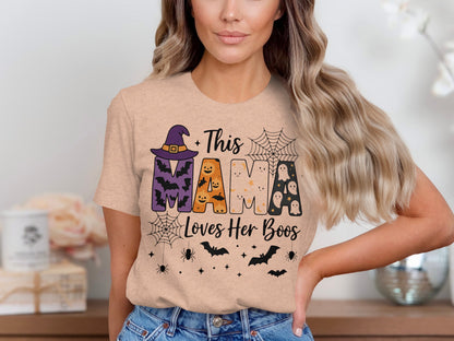 This Mama Loves Her Boos Halloween T-shirt product type