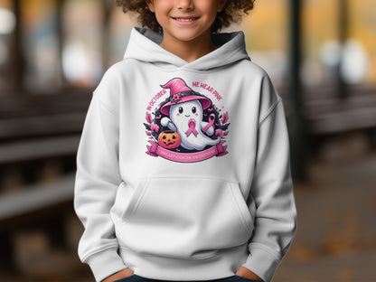 Adorable Halloween Breast Cancer Awareness Hoodie product