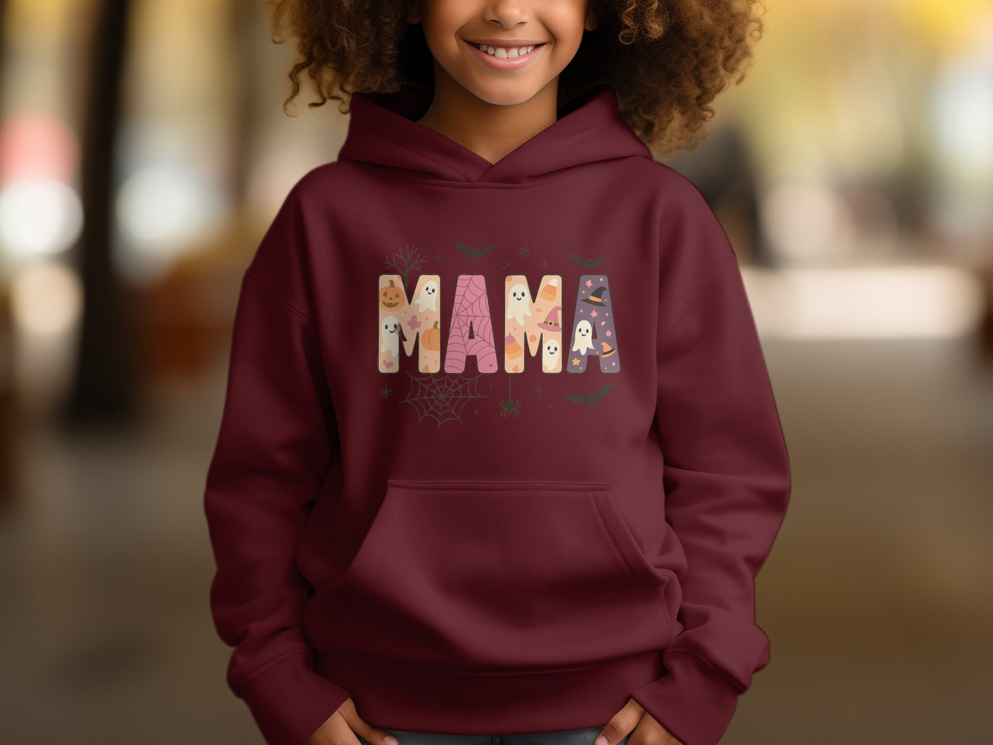 MAMA Halloween Themed Hoodie for Women product type
