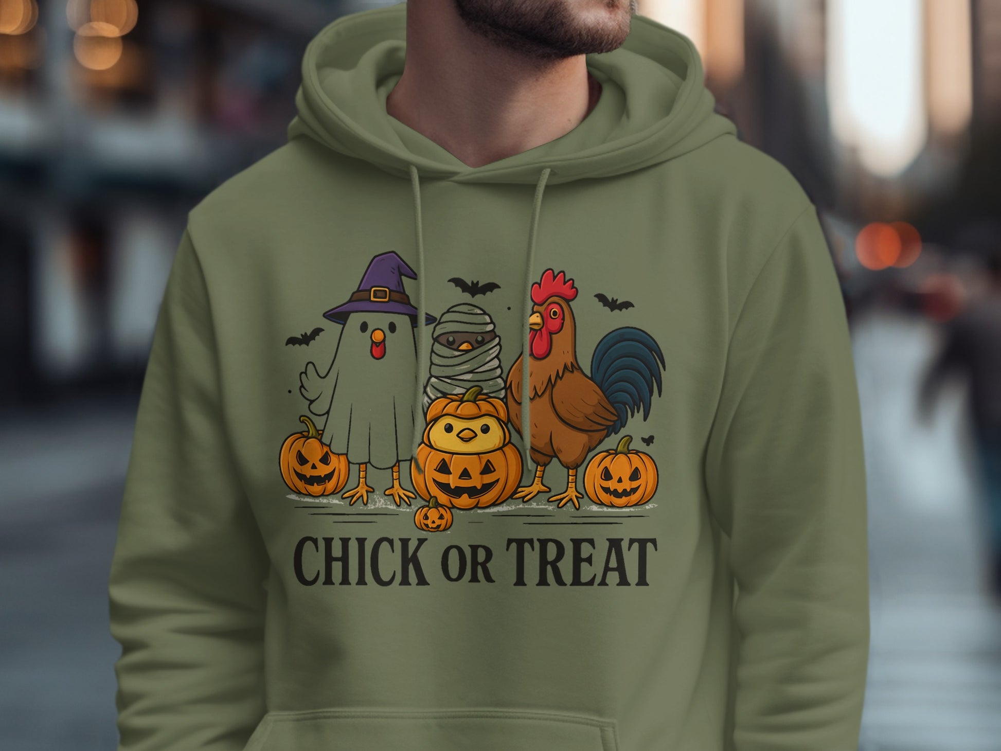 Funny Halloween Chick or Treat Hoodie product
