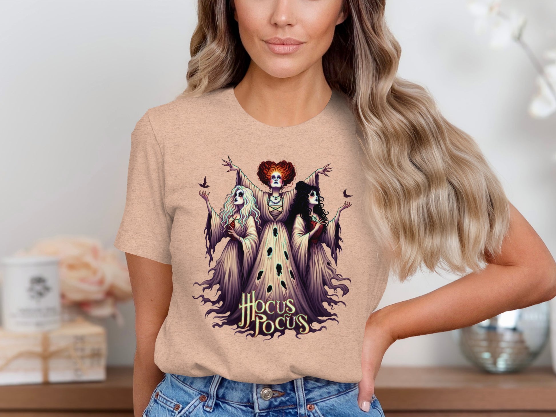 Hocus Pocus Clown and Witches Graphic T-Shirt product type