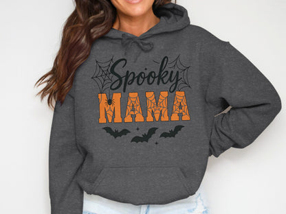 Spooky Mama Halloween Themed Hooded Sweatshirt Product
