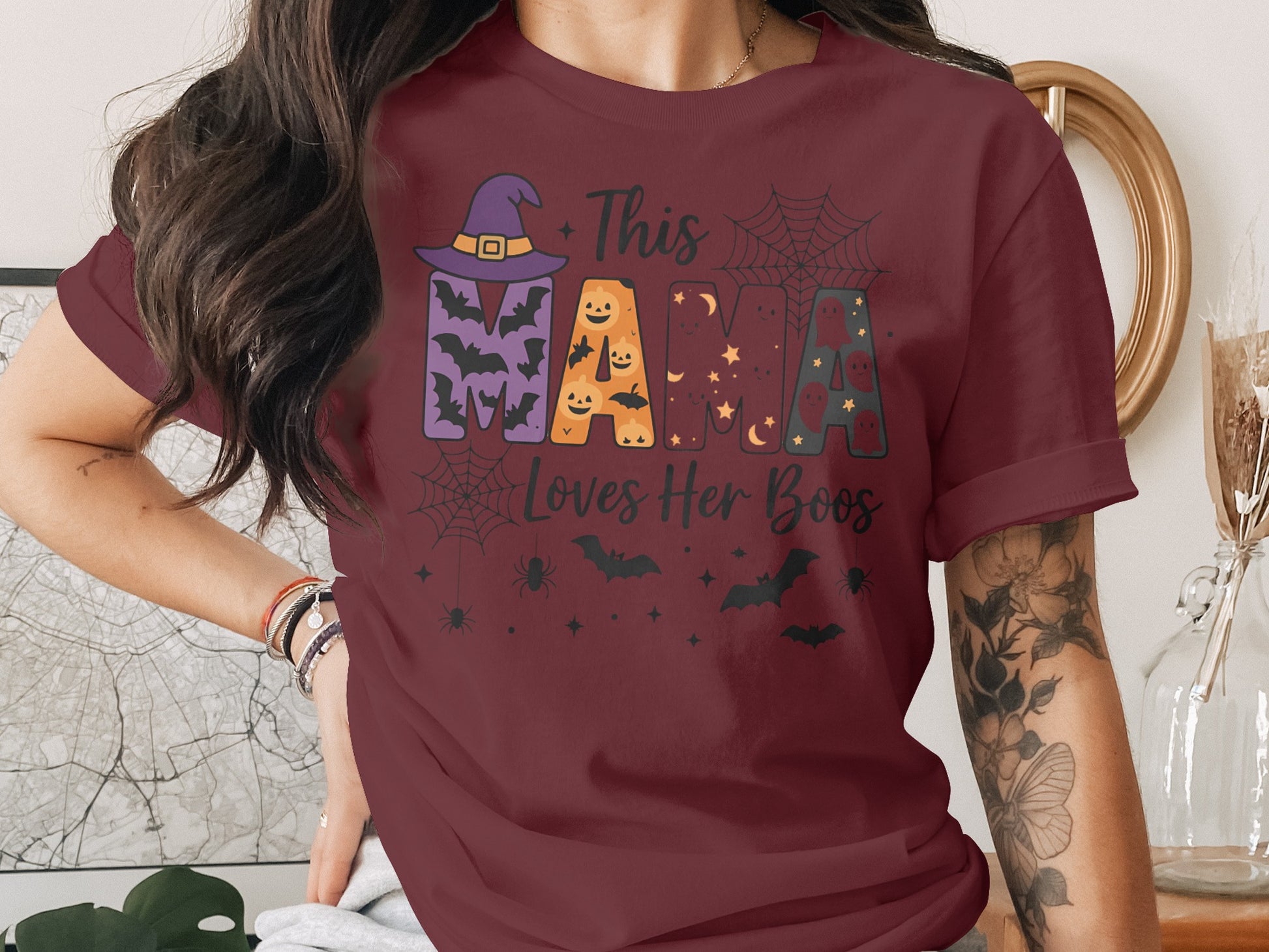 This Mama Loves Her Boos Halloween Shirt product type