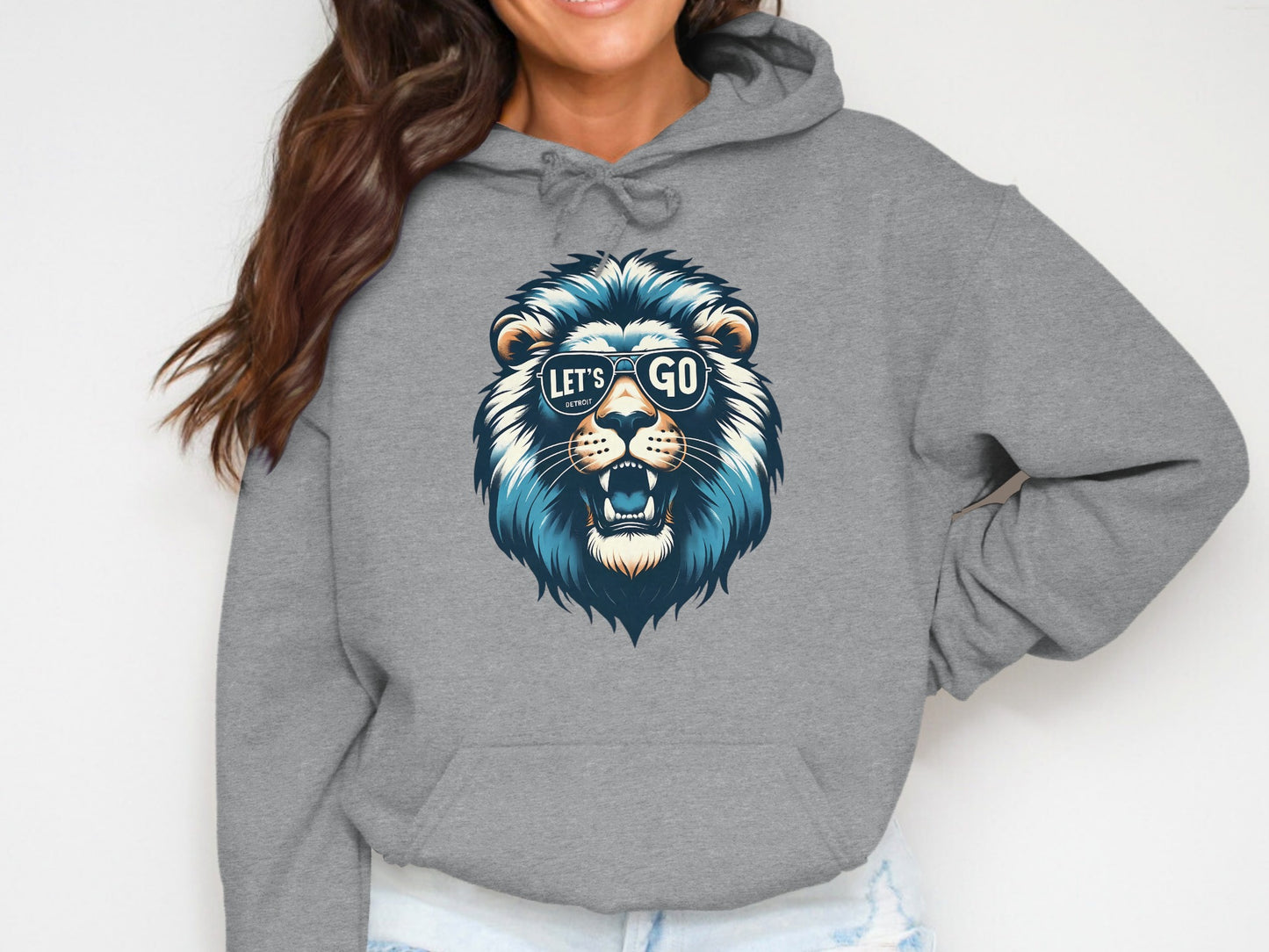 Let's Go Lion Hoodie Roaring Sweatshirt product