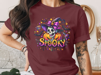 Spooky Skeleton Witch Hat Halloween Graphic product