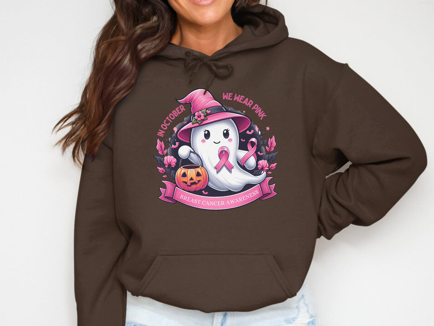 Halloween Breast Cancer Awareness Hoodie product
