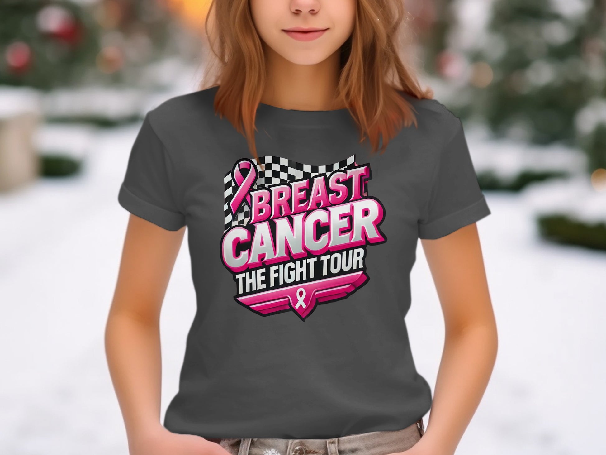 Breast Cancer The Fight Tour Graphic T-shirt product