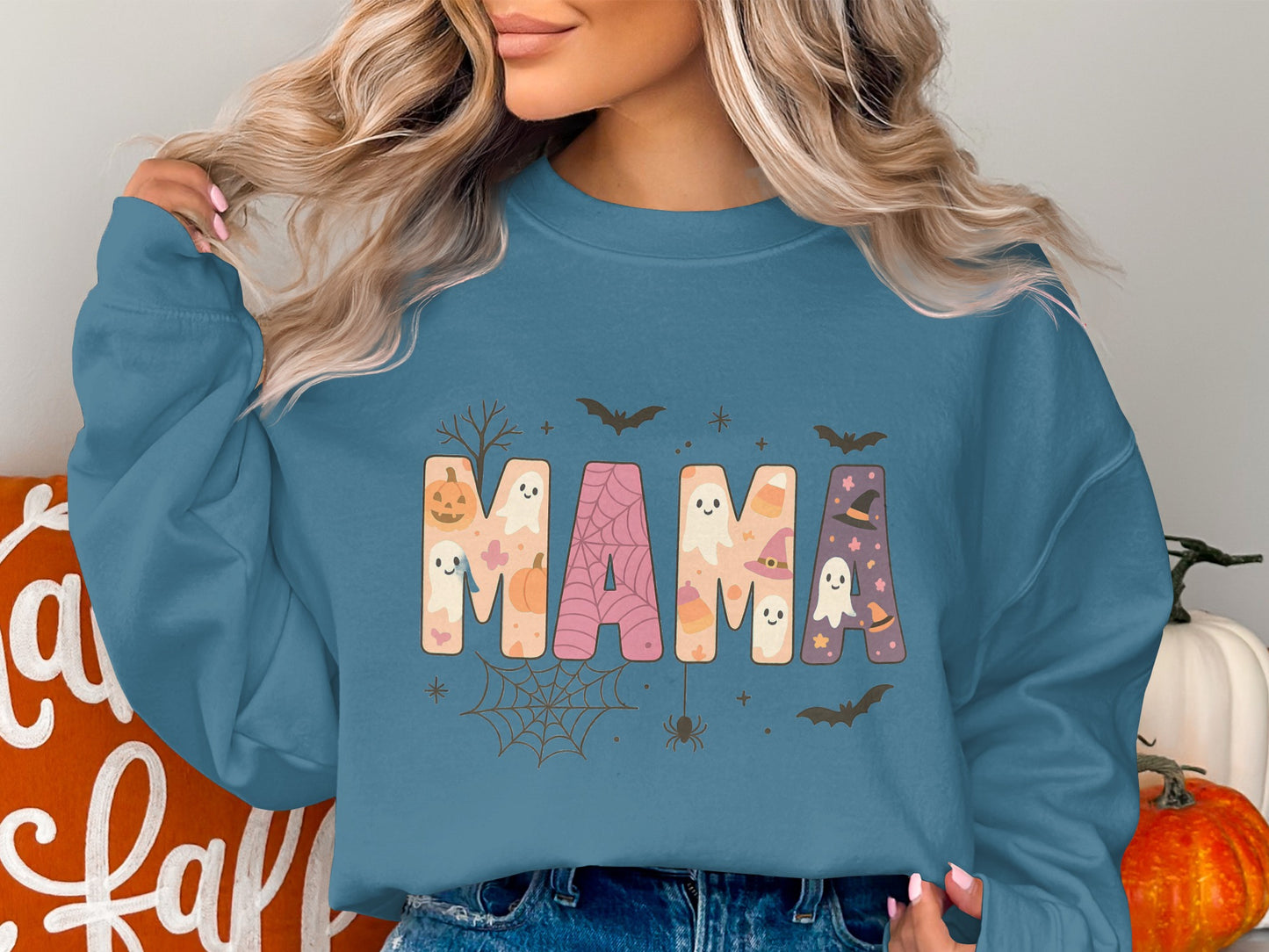 Halloween Themed Mama Sweatshirt product