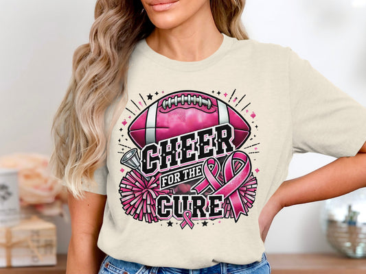 Cheer For The Cure Pink Ribbon Awareness product