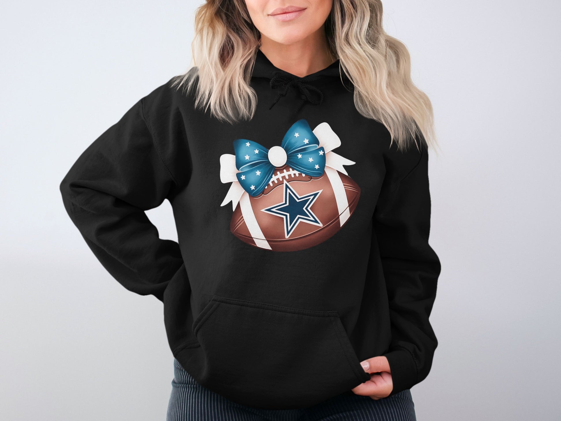 Stylish Football Themed Hoodie for Sports Fans product type